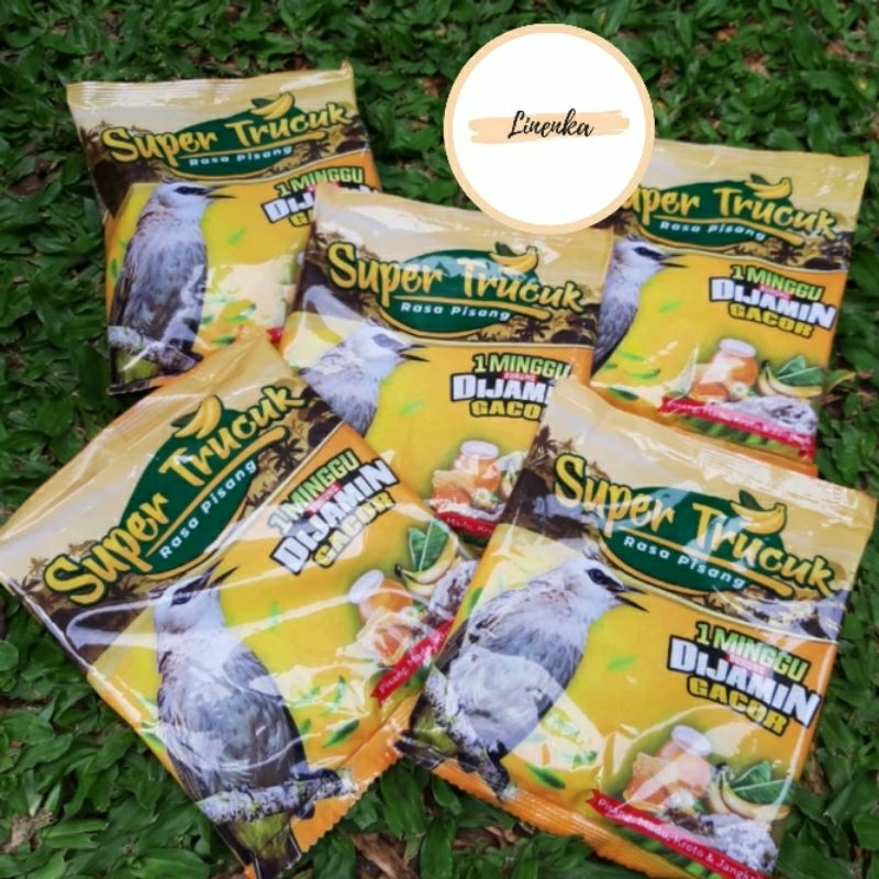 VOER PAKAN BURUNG TRUCUKAN SUPER TRUCUK 100gr RASA PISANG