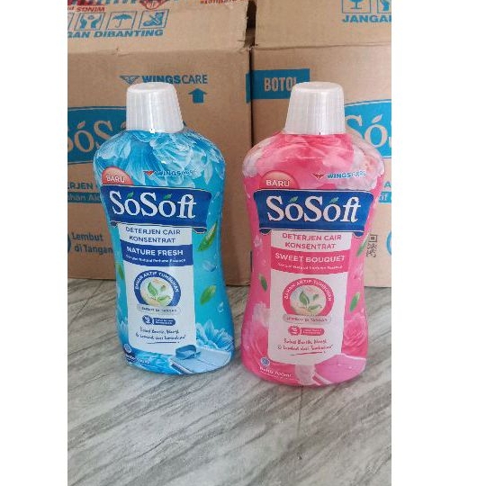 sosoft deterjen cair 700ml