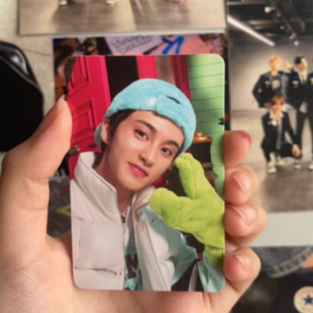 photocard mark lee candy + free cahol official nct dream