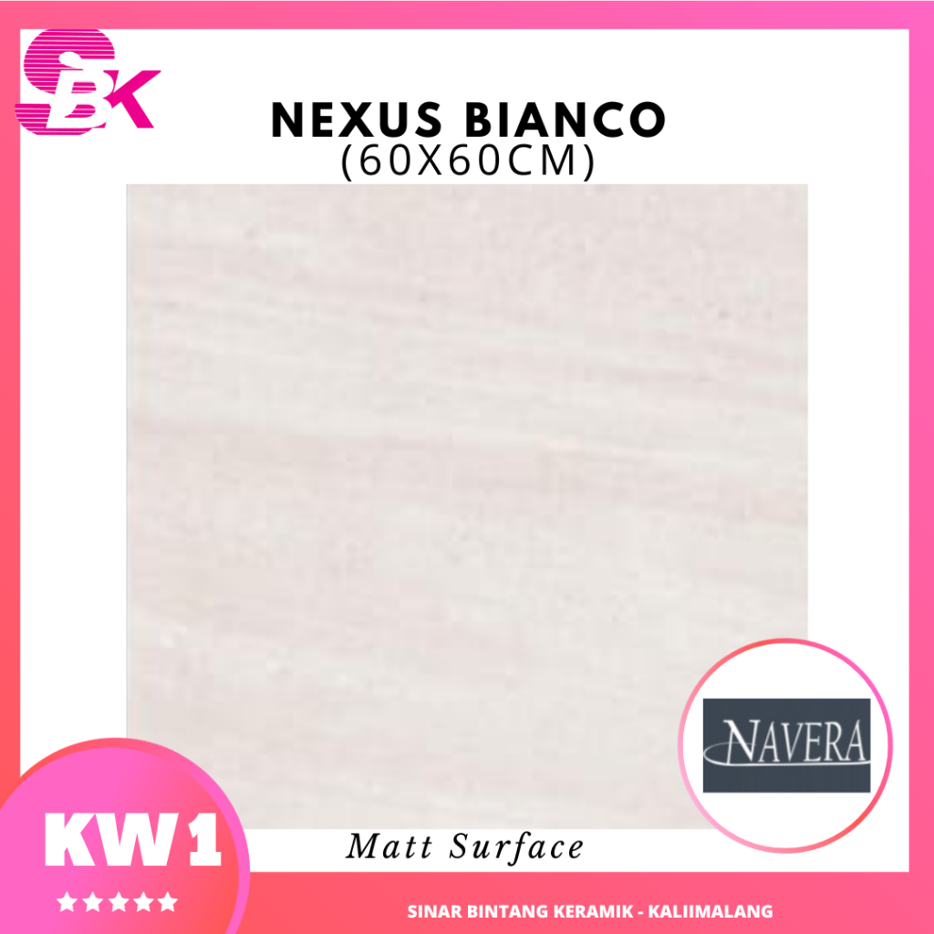 Granit Ruangan 60x60 Nexus Bianco