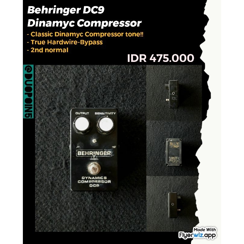 Behringer DC9 Dynamic Compressor