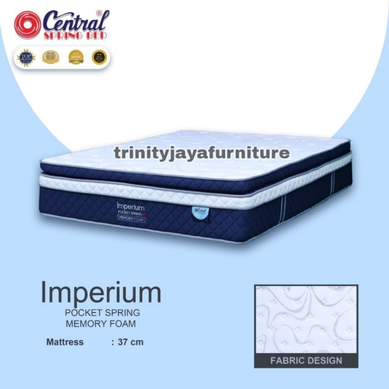 Springbed Central Imperium + Dipan Sandaran Full/trinityjayafurniture