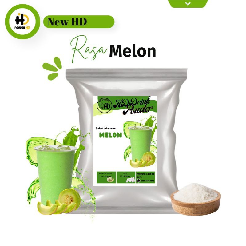 

Bubuk Minuman Rasa MELON | Plain (tanpa gula)