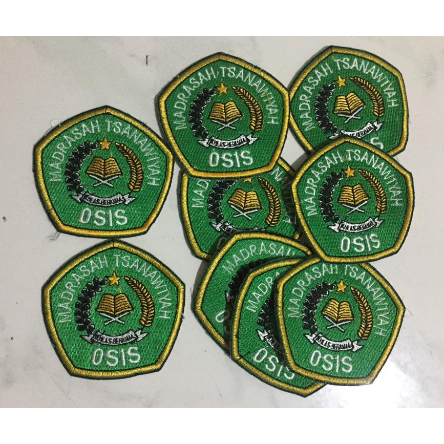 Badge MTs OSIS/OSIM Madrasah Tsanawiyah, OSIS Madrasah Aliyah (full bordir)