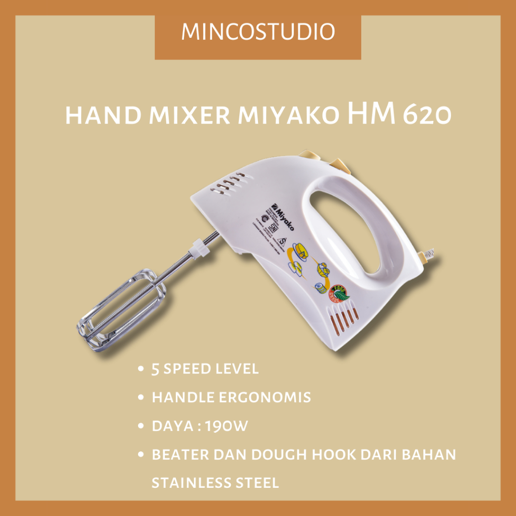 HAND MIXER MIYAKO / MIYAKO HM-620 / MIYAKO HM620 / HAND MIXER MIYAKO HM620