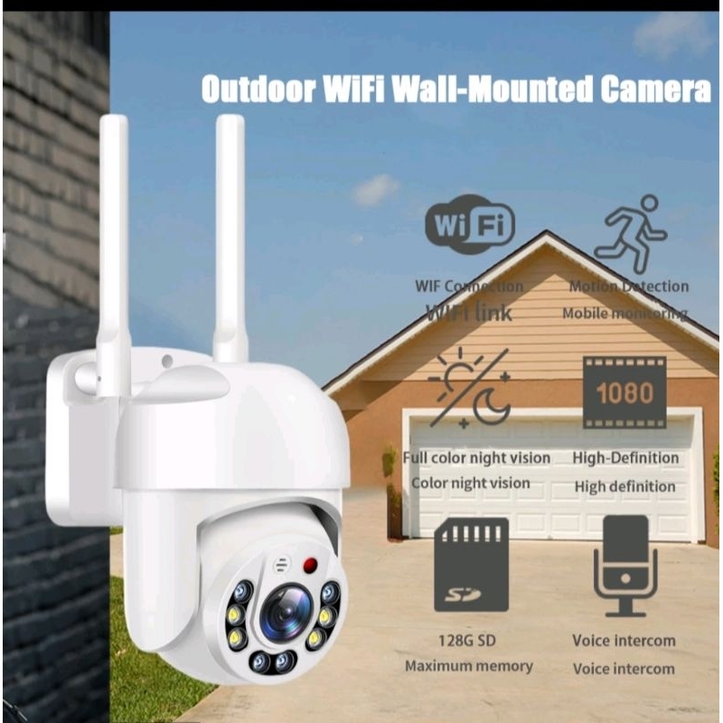 cctv outdoor v380//wifi//2 antena//camera cctv//5mp