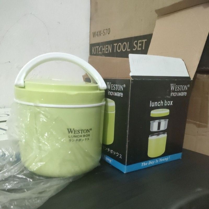 Weston lunch box 1600ml stainless steel tebal