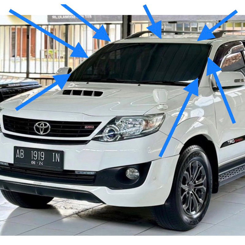 KARET KACA DEPAN BESAR SEMUA MOBIL TOYOTA FORTUNER HILUX G V TRD SPORTIVO VNT TURBO LAMA 2006 2008 2