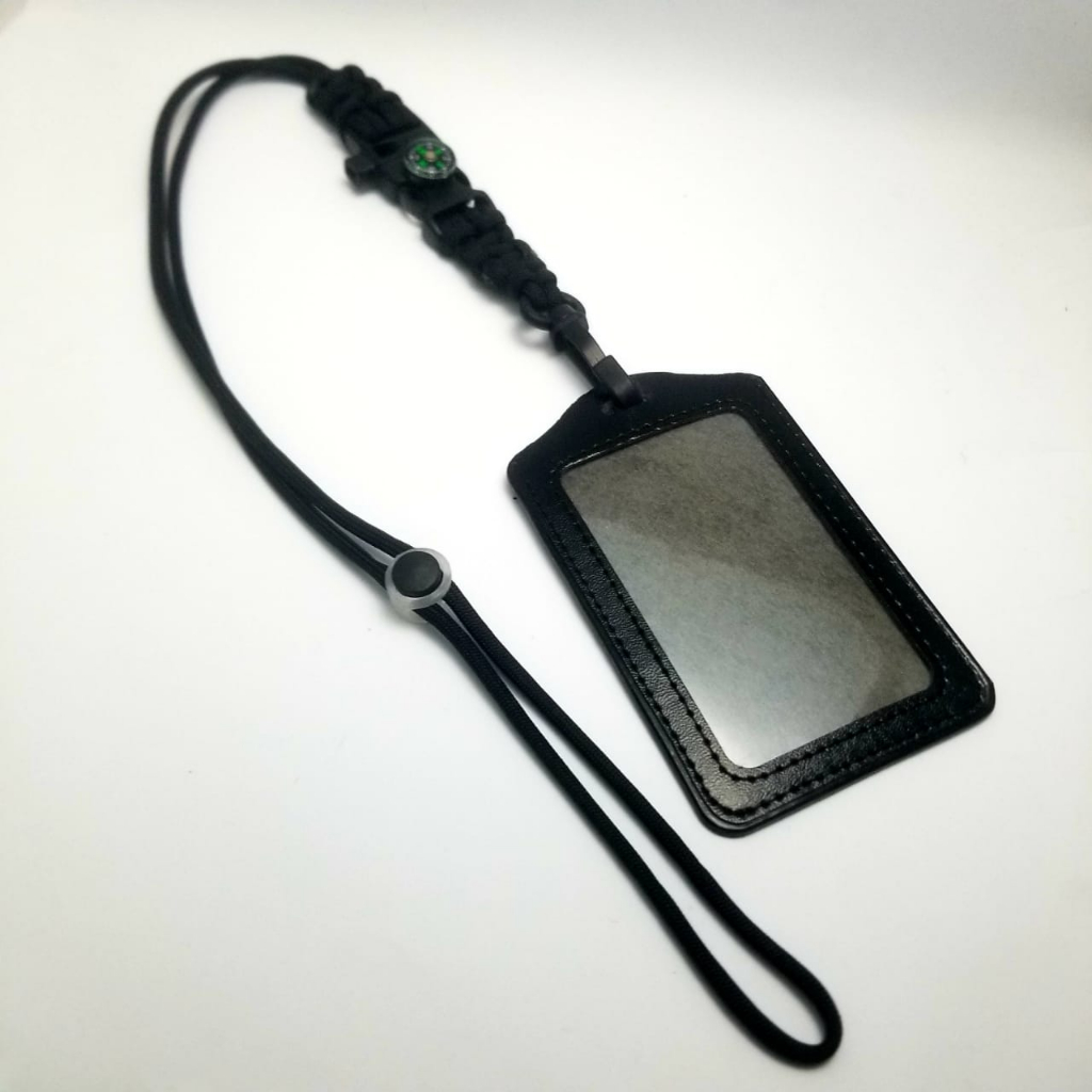 

T123C lanyard id card paracord original warna hitam