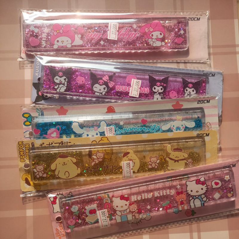 

penggaris air sanrio
