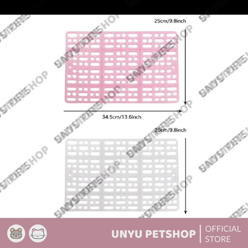 Footresh Alas kandang kucing kelinci bahan plastik