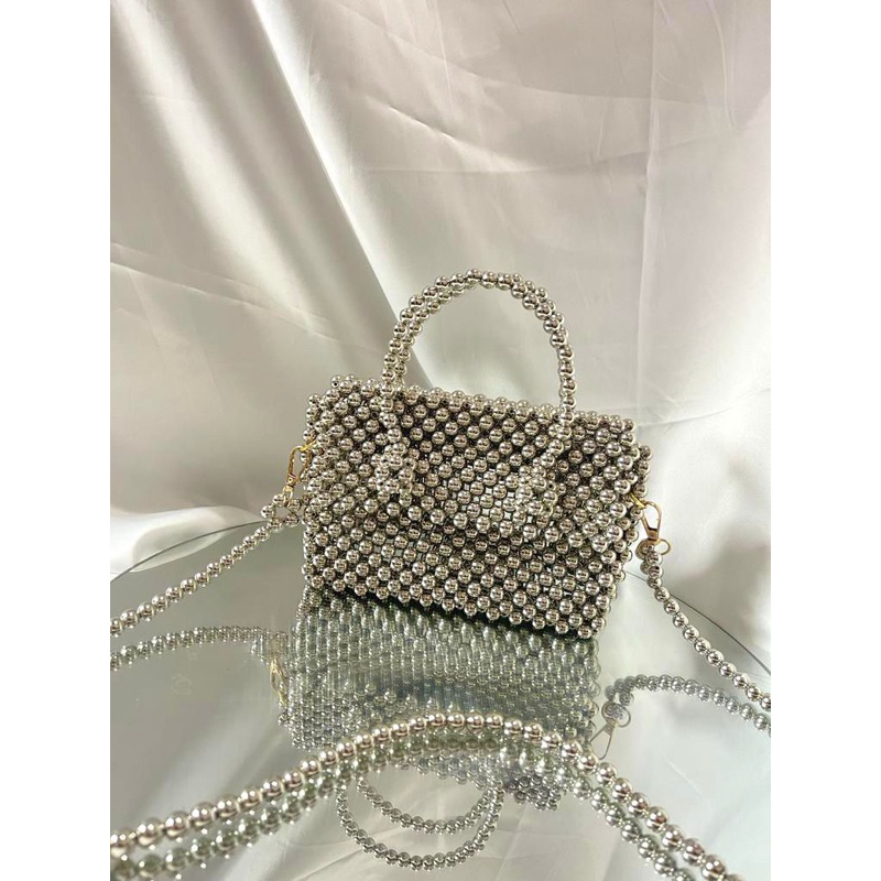 CELLINE BEADS BAG / BEADED BAG / TAS MUTIARA / TAS MANIK / TAS MONTE / TAS UNIK / TAS LEBARAN / TAS 