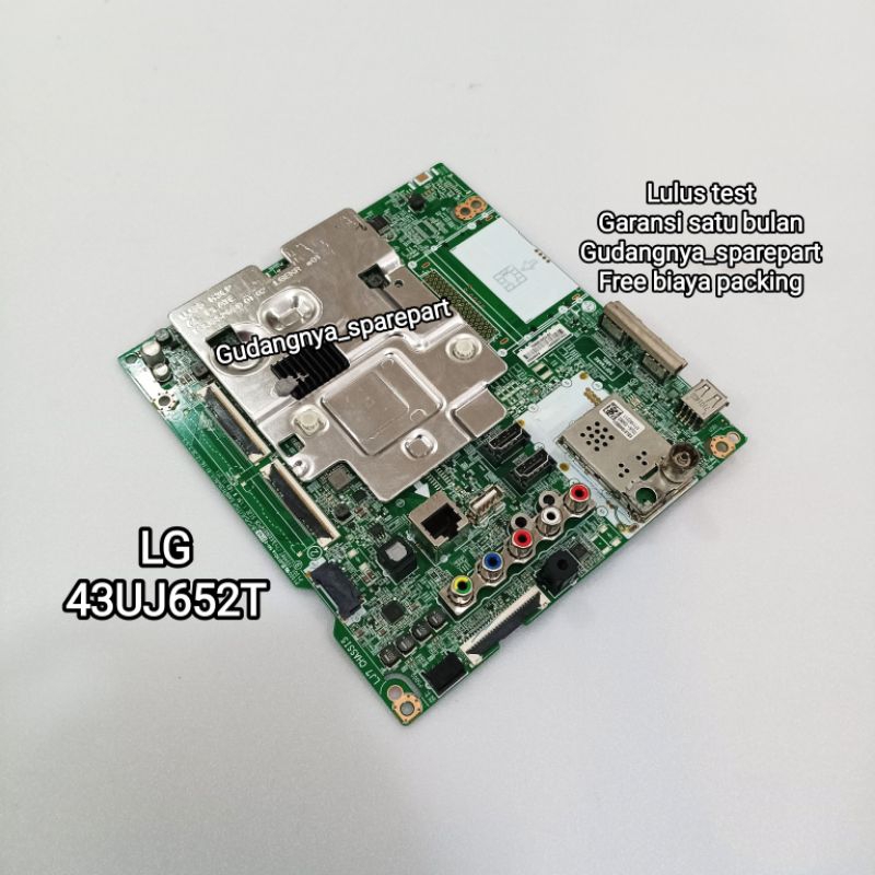 MAINBOARD LG 43UJ652T MB 43UJ652 MOBO MODUL MESIN TV MOTHEFBOARD