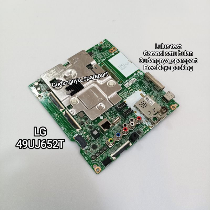 MAINBOARD LG 49UJ652T MB 49UJ652 MOBO MODUL MESIN TV MOTHERBOARD