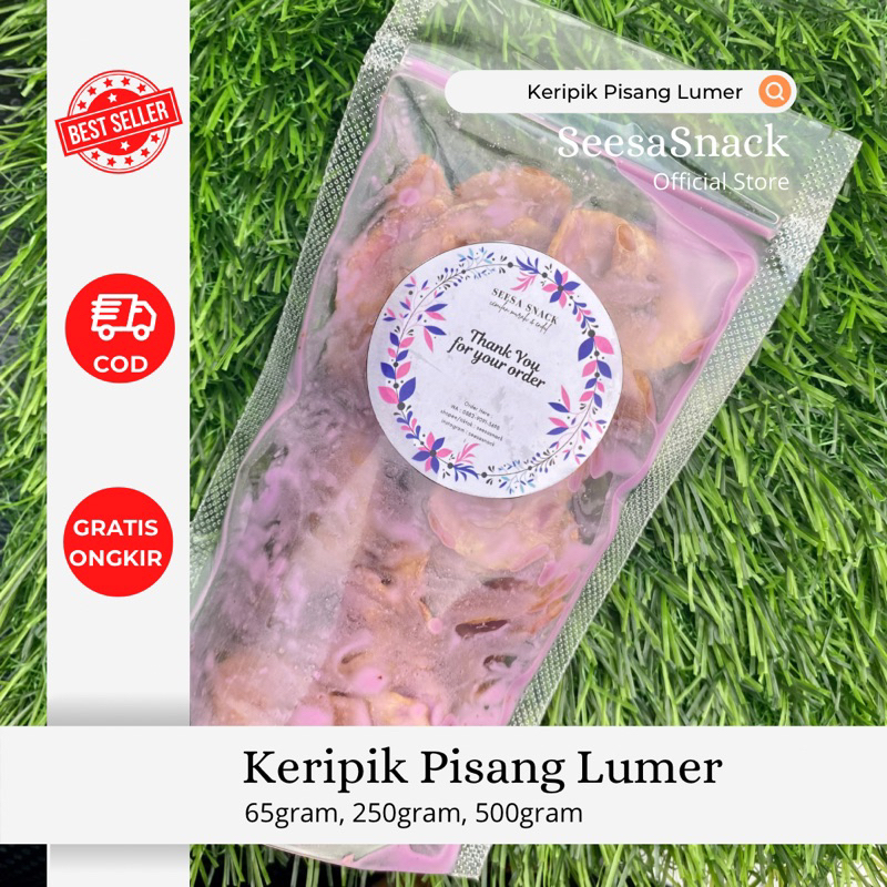 

KERIPIK PISANG LUMER TARO 65GRAM