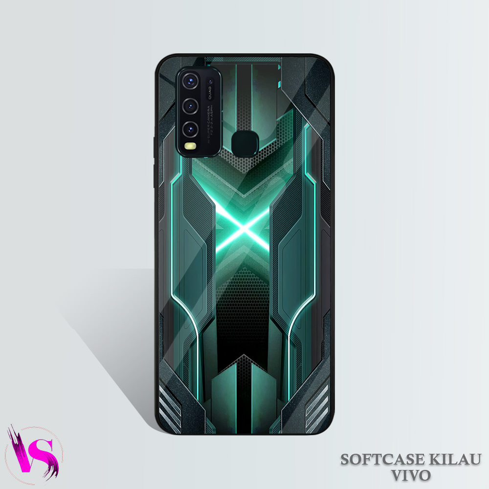 Softcase Kilau VIVO Y30 Y30S Y50 |VN33| VIVO Case Glossy Pic HD | Kesing Silikon Premium Abstract Ga