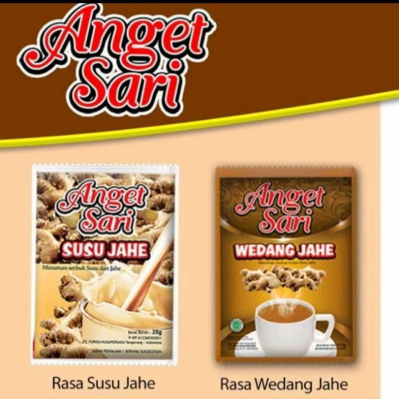 

Anget sari susu/wedang Jahe renceng