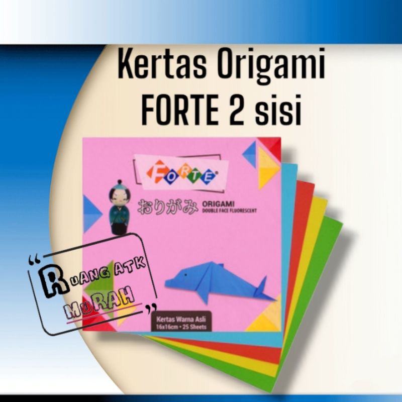 

FORTE Kertas Origami 2 sisi/ Kertas Lipat 2 sisi