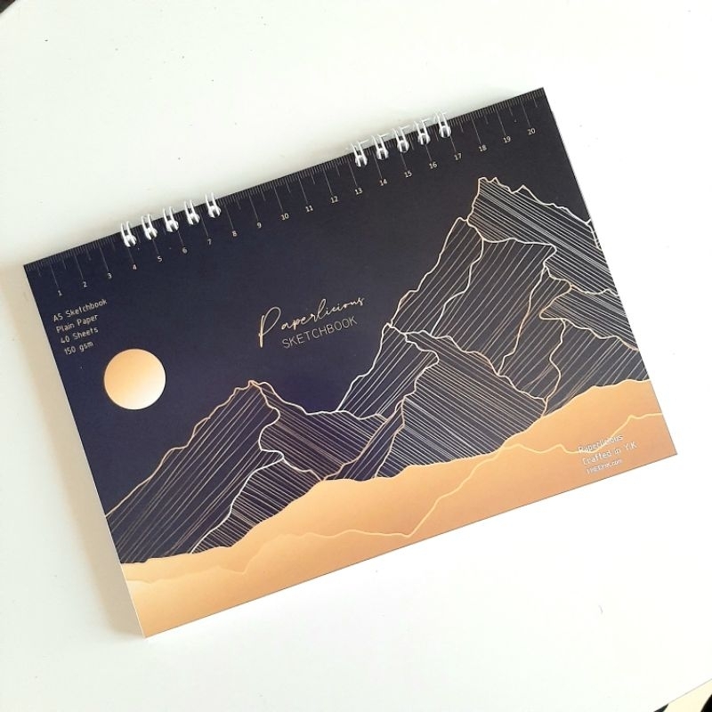 

[BEST SELLER] Buku sketsa / Sketchbook A5 spiral 80 halaman 150 gsm murah 'mount edition'