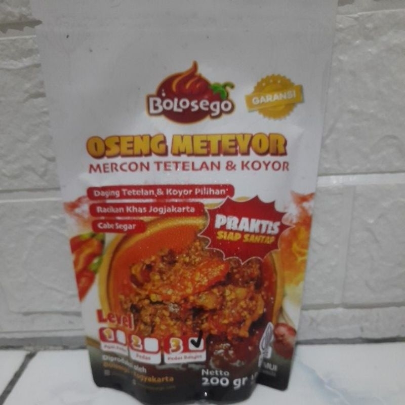 

promo termurah bolosego oseng meteyor meron tetelan koyor