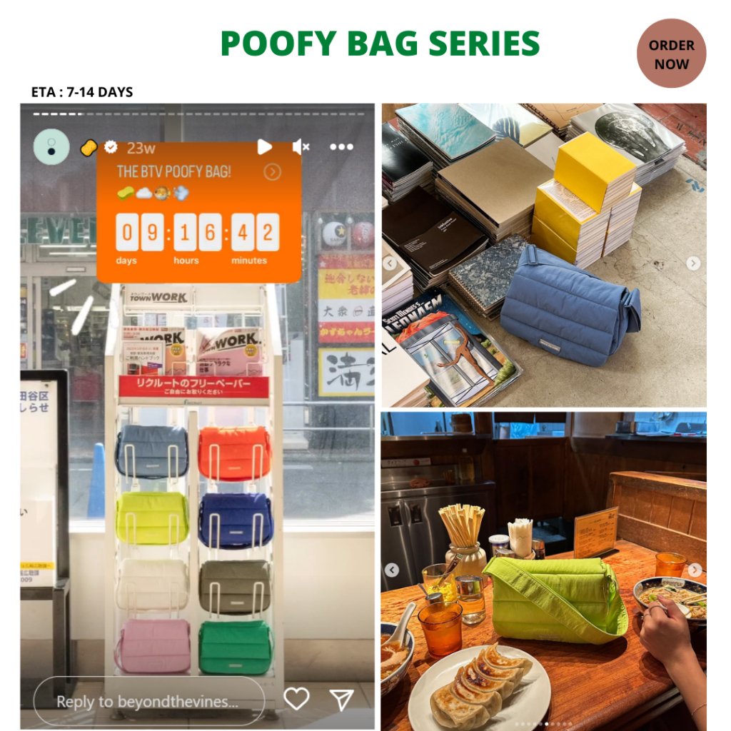 [OPEN PO] POOFY BAG SERIES BTV