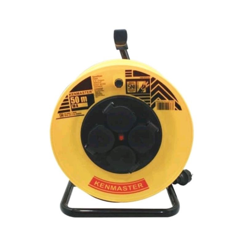 KABEL ROL 50 METER KENMASTER SNI / COLOKAN LISTRIK 4 LUBANG / SAMBUNGAN KABEL ROLL 50 METER
