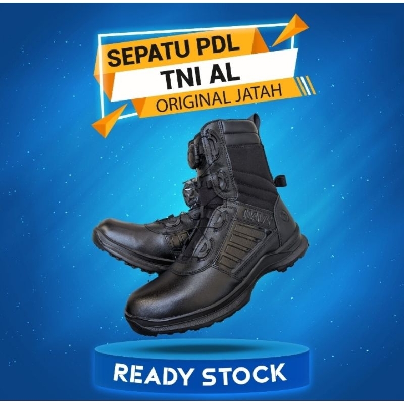 TERLARIS Sepatu PDL TNI AL TA 2023 Bocoroco Sistem Tali Putar