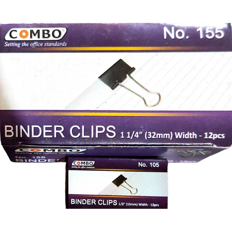 

Binder Clip Penjepit Kertas Combo ( pack )
