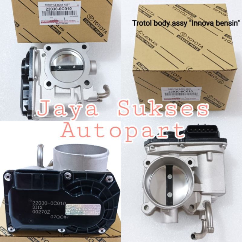 Throttle Body Trotol Toyota Innova Bensin 22030-0C010 Original