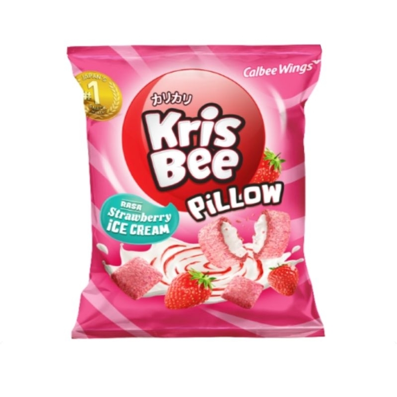 

Krisbee Pillow Strawberry Ice Cream 6gr (Renteng)