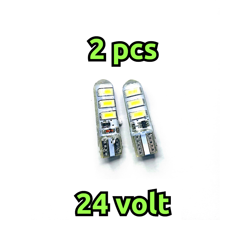 Lampu LED T10 kedip 24 volt Lampu sein lampu senja lampu LED T10 truk bus 24 volt kedip