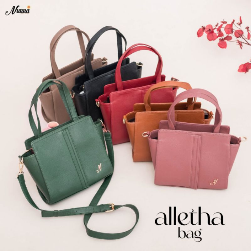 [ ALLETHA BAG ] by Nunna koleksi  tas terbaru handbag modis  tas slempang wanita tas kantor perempua