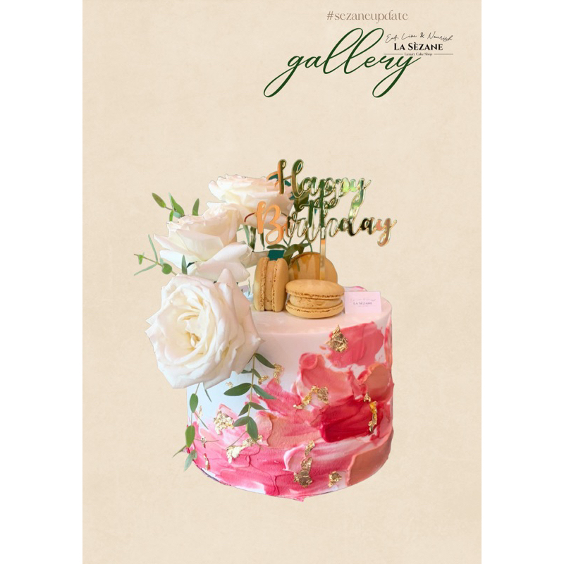 

Sezane Abstract parvy sweet cake size 20cm [SEZANE CAKE]