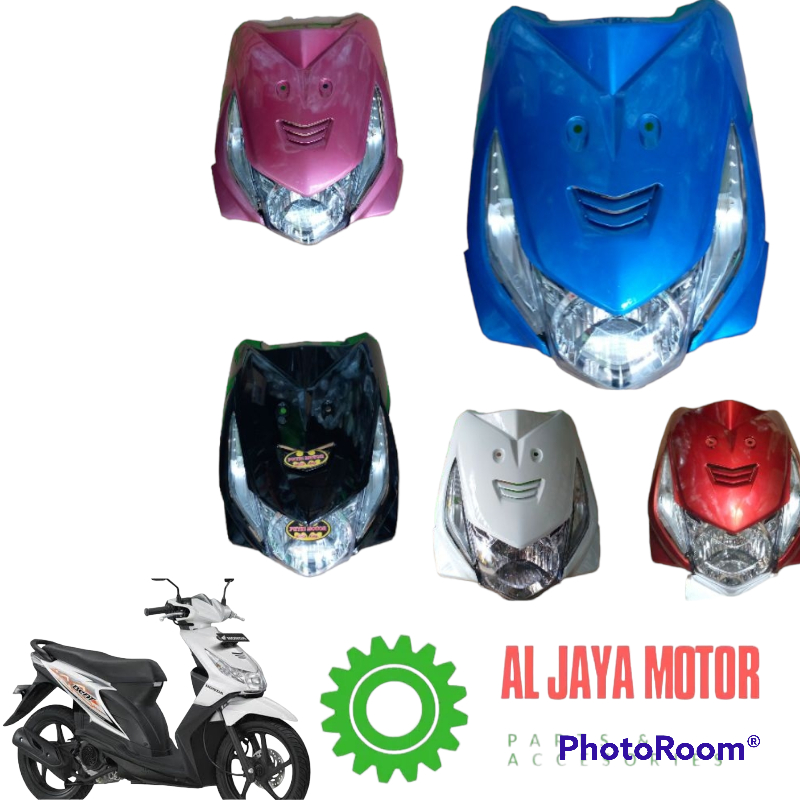 TAMENG DEPAN SET REPLEKTOR LAMPU HONDA BEAT KARBU 2009 2010 2011 2012 / TAMENG HONDA BEAT KARBU