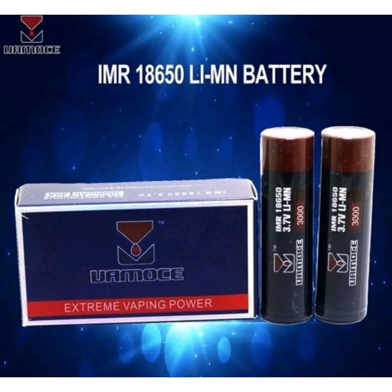 Baterai original Vamoce IMR-18650 Baterai 100% original 3000mah