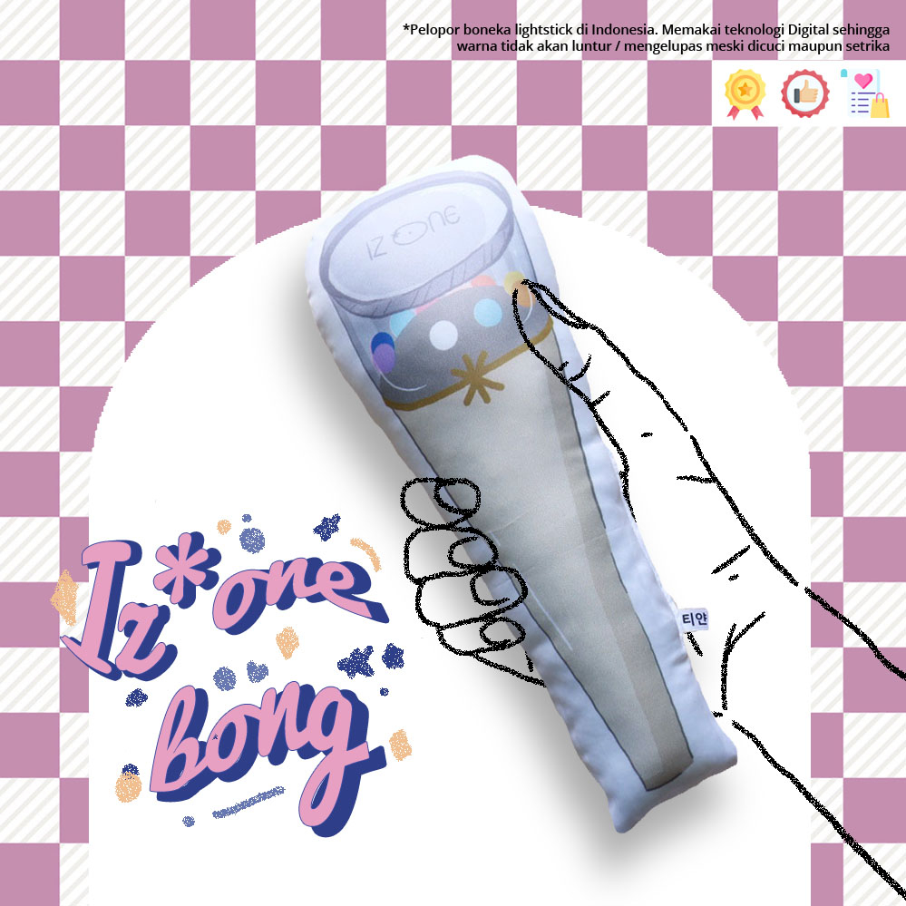 boneka lightstick iz*one - izone