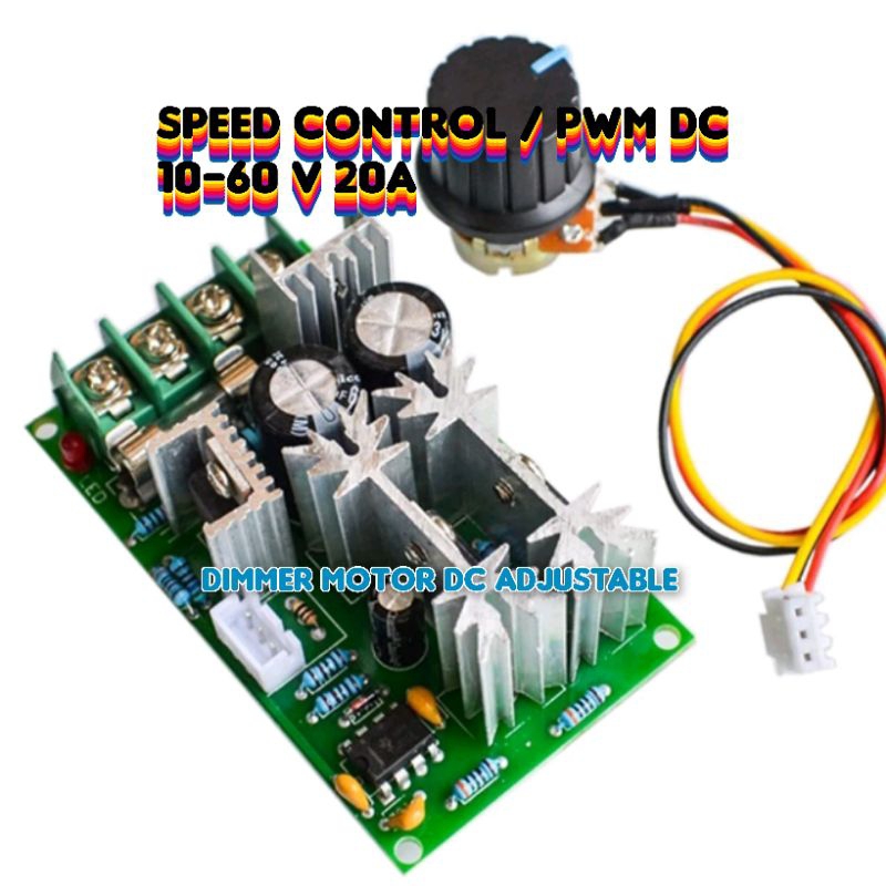 Speed control/ pwm 10-60 v dimmer motor DC adjustable