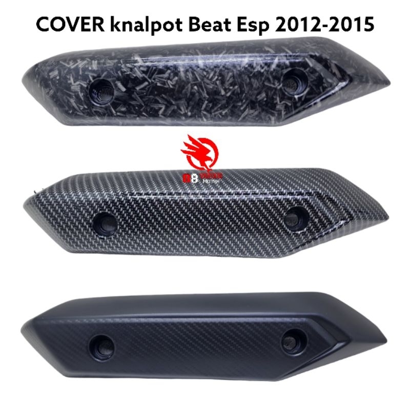 Cover Knalpot Honda Beat Esp 2012- 2015 - Tutup Knalpot - Pelindung Knalpot Standar Honda Beat 2015