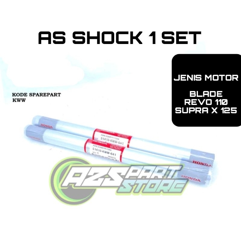 AS SHOCK SET HONDA KWW ORIGINAL BLADE NEW, REVO 110, SUPRA X 125