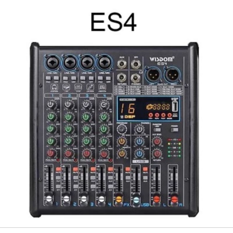 Mixer Audio 4 Channel Wisdom ES4