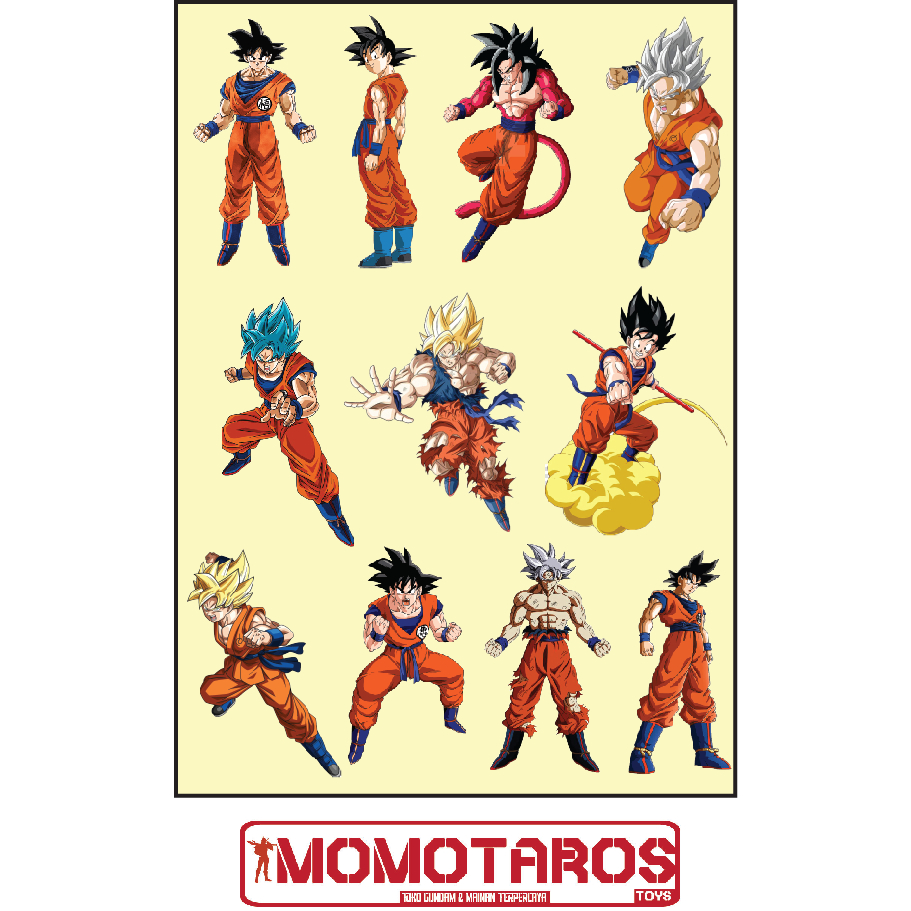 

Sticker murah antiair Songoku solo dragon ball 1 pc