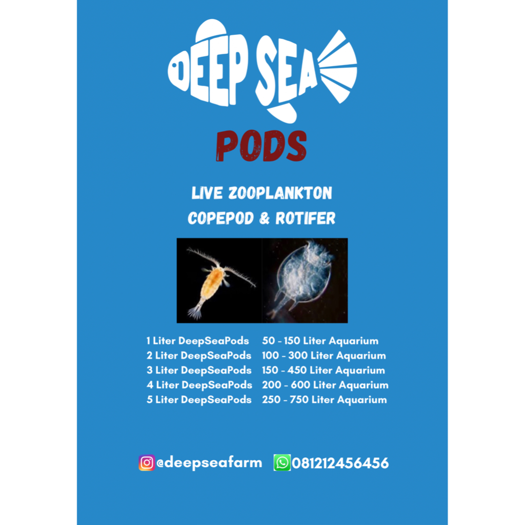 Deep Sea Pods ( Copepod / Copepoda / Copepods & Rotifer / Rotifera / Rotifers ) ( 250 ML )