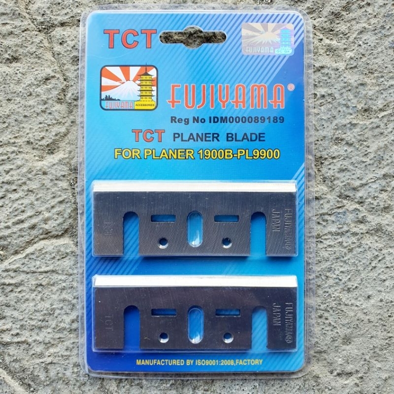 TCT FUJIYAMA Mata Pisau Mesin Serut Sugu Ketam Pasah Planer Blade 82mm TCT FUJIYAMA