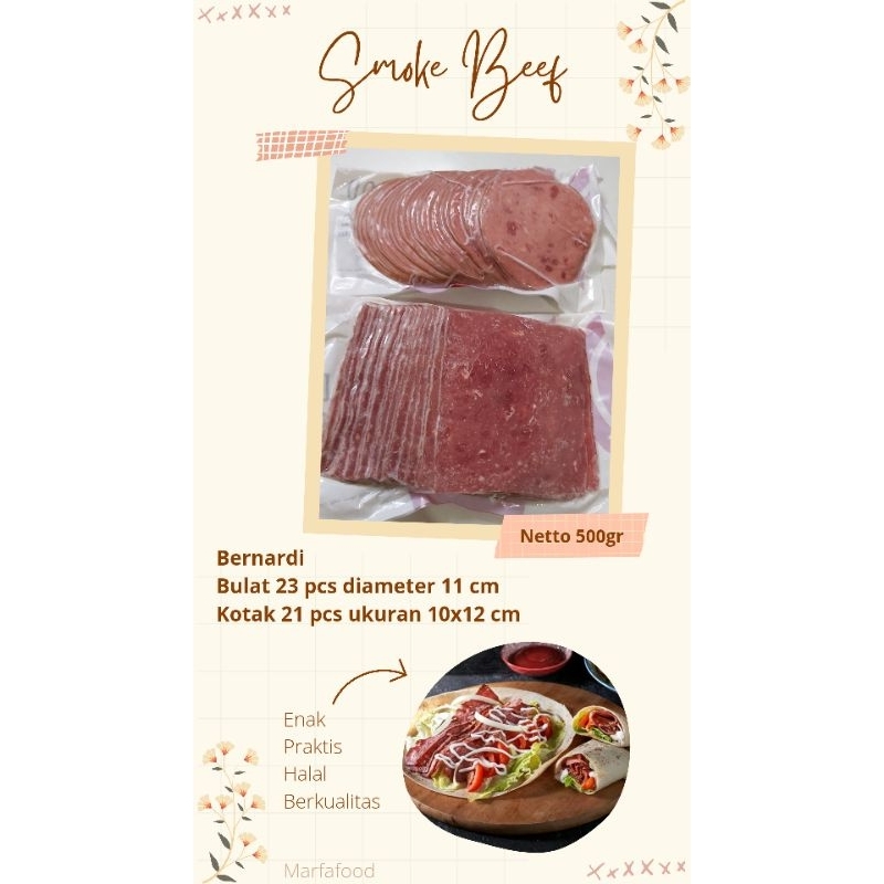 

JUN Smoked Beef VP gr Bernardi Marfafood
