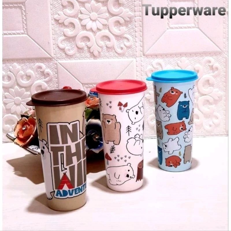 Bear Giant Tumbler seal datar - giant tumbler