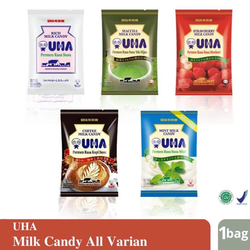 

UHA Rich Milk Candy / Permen Susu 51 gr