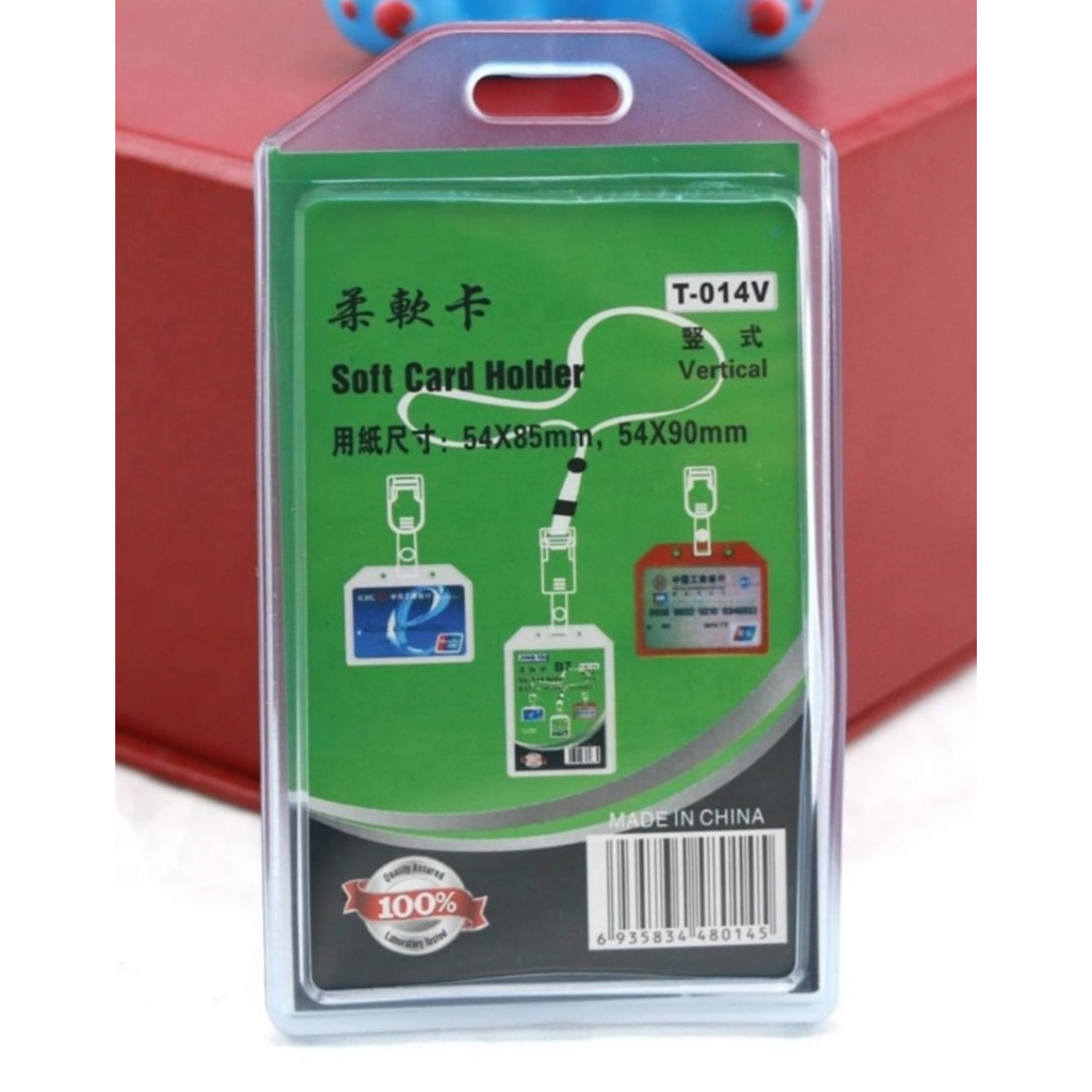 

ID CARD Holder / Name Tag Karet T-014 (1pcs)