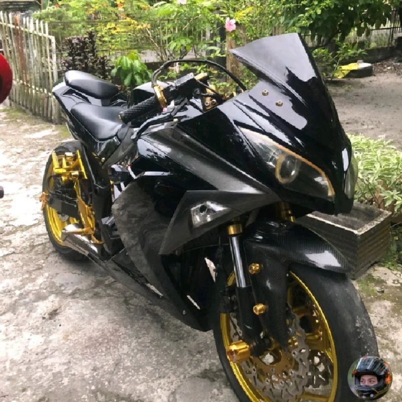 visor ninja 250 Fi old windshield