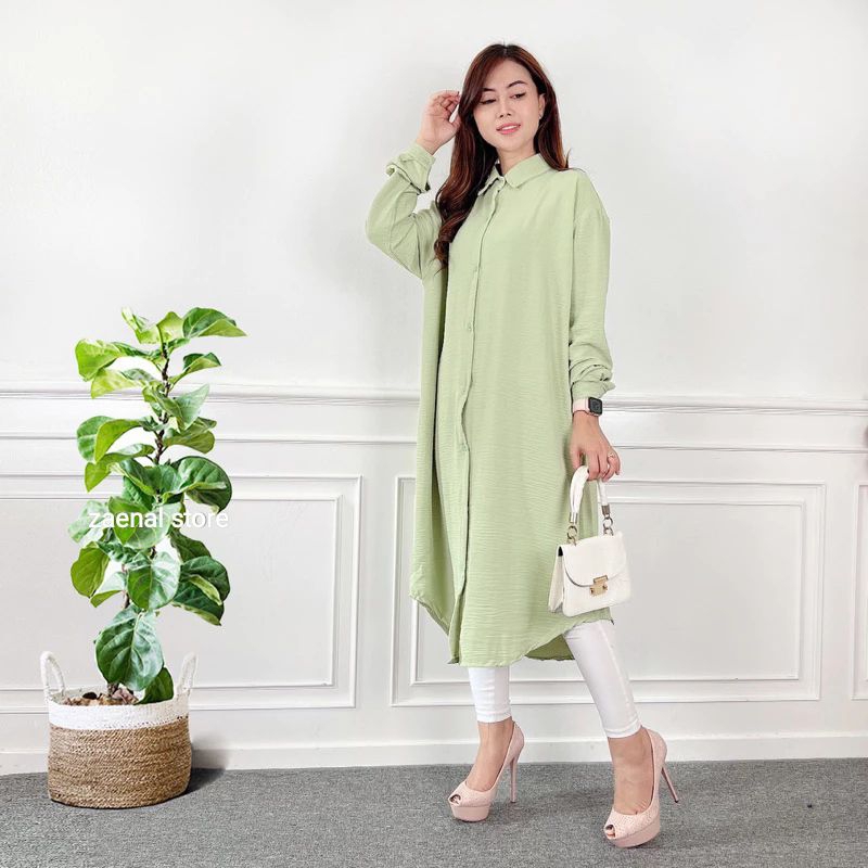 TUNIK WANITA CRINKLE AIRFLOW PREMIUM JUMBO