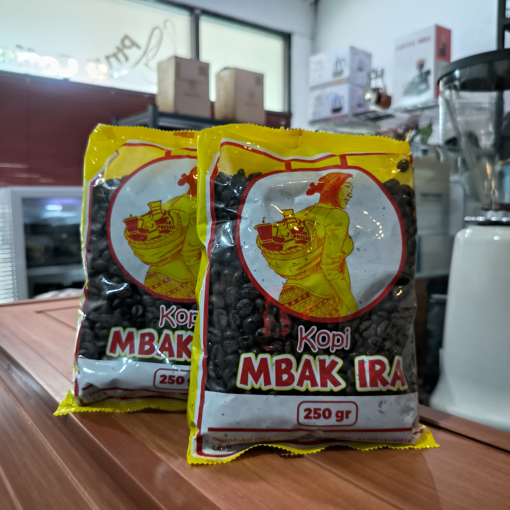 

Biji Full Robusta 250gr - biji warkop - mbak ira